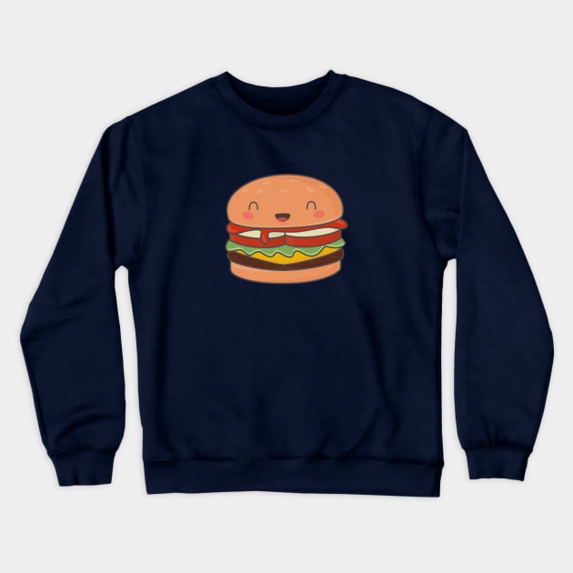 Happy Burger T-Shirt Crewneck Sweatshirt by happinessinatee